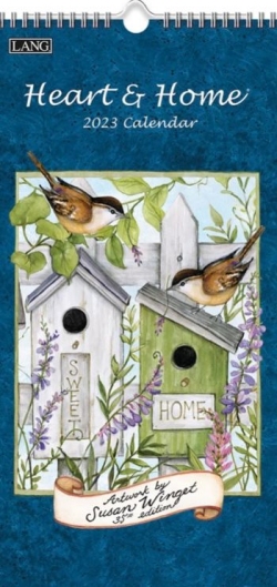 Heart & Home 2023 Vertical Wall Calendar (Click to see back)